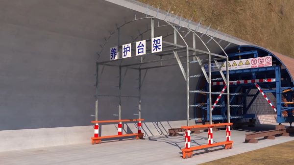 松北区隧道施工动画制作公司 - 隧道施工工艺和施工方法 - 隧道施工汇报动画视频 - bim 工程施工动画